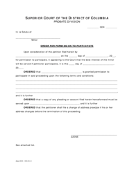 Petition for Permission to Participate - Gdn - Washington, D.C., Page 3