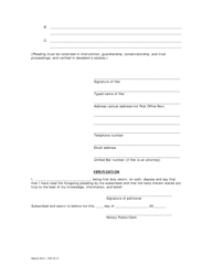 Petition for Referral to Auditor-Master and Order - Washington, D.C., Page 2