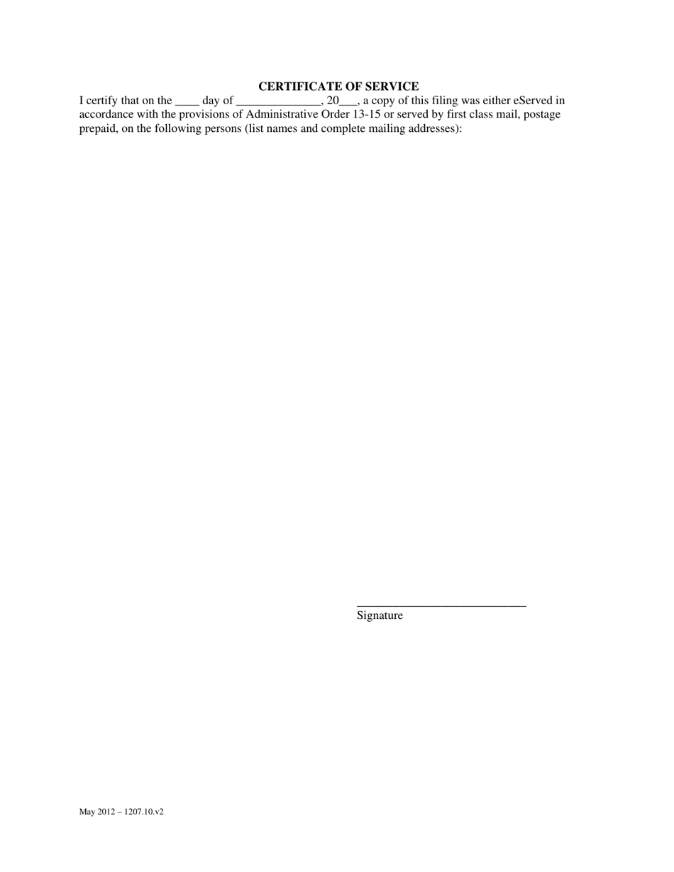 Pro Se Motion and Order (Lit) - Washington, D.C., Page 3