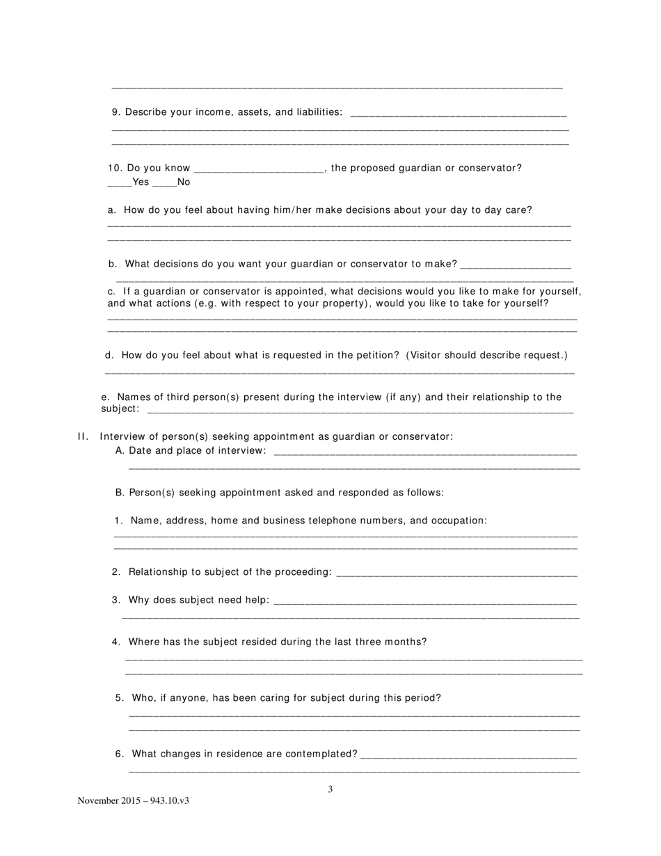 Report of Visitor - Washington, D.C., Page 3