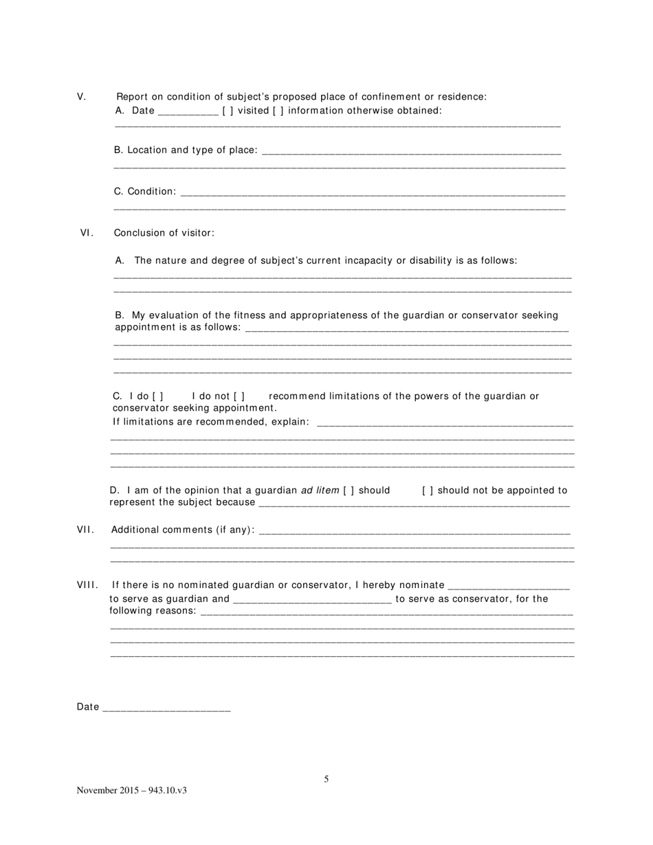 Report of Visitor - Washington, D.C., Page 5