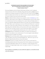 Confidential Settlement Statement - Multi-Door Dispute Resolution Division - Washington, D.C., Page 3