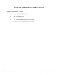 Motion for Use in a Parentage or Child Support Case - Washington, D.C., Page 3