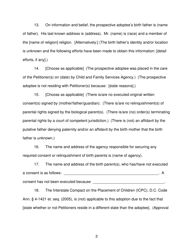 Petition for Adoption - Washington, D.C., Page 3