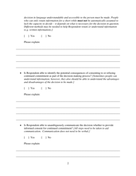 Substitute Decision Maker&#039;s Report Regarding Continued Voluntary Commitment - Washington, D.C., Page 2