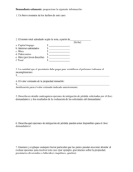 Declaracion Confidencial De Mediacion Para La Ejecucion Hipotecaria Residencial - Washington, D.C. (Spanish), Page 3