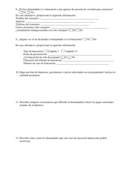 Declaracion Confidencial De Mediacion Para La Ejecucion Hipotecaria Residencial - Washington, D.C. (Spanish), Page 6