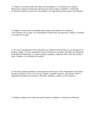 Declaracion Confidencial De Mediacion Para La Ejecucion Hipotecaria Residencial - Washington, D.C. (Spanish), Page 7