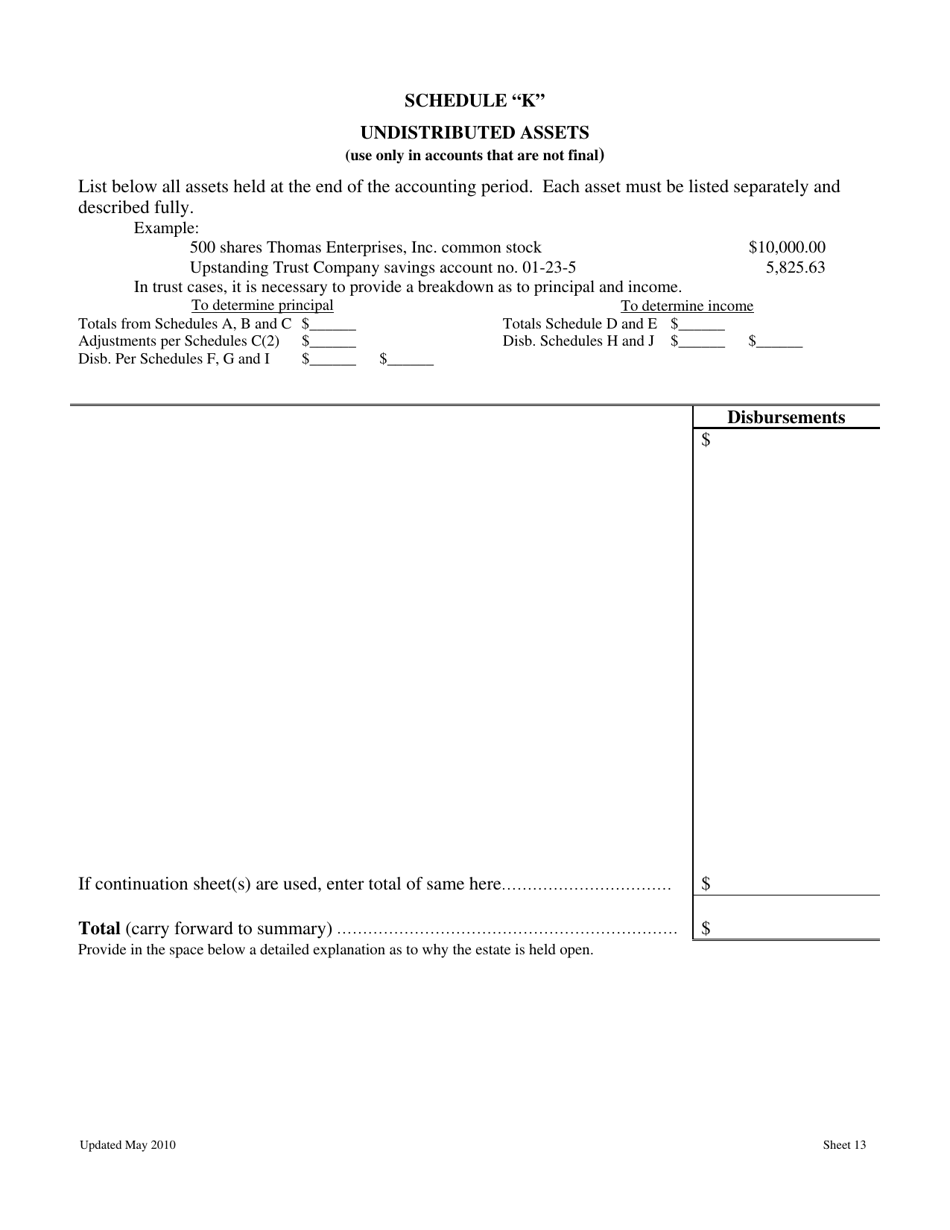 Statement of Account for Estates of Decedents Dying on or After July 1, 1995 - Washington, D.C., Page 14