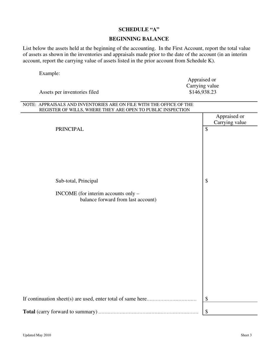 Statement of Account for Estates of Decedents Dying on or After July 1, 1995 - Washington, D.C., Page 4