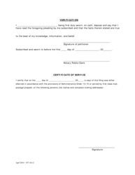 Petition Post Appointment to Terminate Conservatorship of Deceased Ward and Order Appointing Special Administrator and Notice of Hearing on Subsequent Petition - Washington, D.C., Page 3
