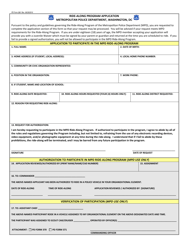 Document preview: PD Form 369 Ride-Along Program Application - Washington, D.C.