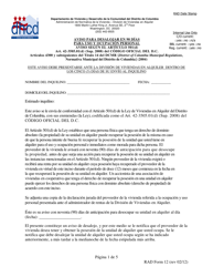 Document preview: RAD Formulario 12 Aviso Para Desalojar En 90 Dias Para Uso Y Ocupacion Personal - Washington, D.C. (Spanish)