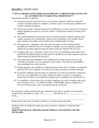 RAD Formulario 22 Pedido De Acuerdo Voluntario Del 70% - Washington, D.C. (Spanish), Page 8