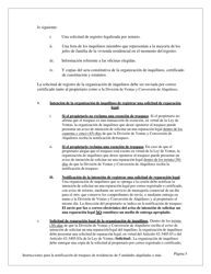 Notificacion De Traspaso De Dominio O De Un Derecho Economico En Una Vivienda Con Cinco (5) O Mas Unidades De Alquiler - Washington, D.C. (Spanish), Page 5