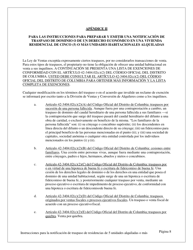 Notificacion De Traspaso De Dominio O De Un Derecho Economico En Una Vivienda Con Cinco (5) O Mas Unidades De Alquiler - Washington, D.C. (Spanish), Page 8