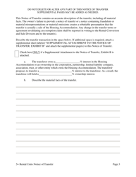 Notice of Transfer of Ownership Interest or an Economic Interest Housing Accommodations With Five (5) or More Rental Units - Washington, D.C., Page 12