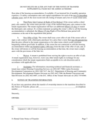 Notice of Transfer of Ownership Interest or an Economic Interest Housing Accommodations With Five (5) or More Rental Units - Washington, D.C., Page 16