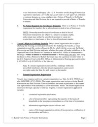 Notice of Transfer of Ownership Interest or an Economic Interest Housing Accommodations With Five (5) or More Rental Units - Washington, D.C., Page 4