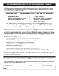 Form DMV-21-DU Wv Alcohol and Drug Test and Lock (Interlock) Program Application - West Virginia, Page 6