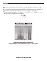 Form DMV-54-LE Application for a Wv Fraternal Order of Police License Plate - West Virginia, Page 2