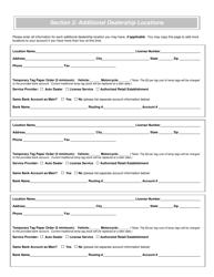 Vehicle Registration System Account Holder Agreement and Access Request Form - West Virginia, Page 3