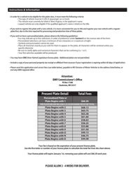 Form DMV-55-SHL Application for a Silver Haired Legislature License Plate - West Virginia, Page 2