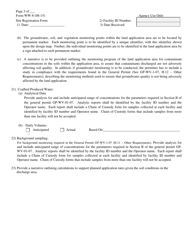 Form WW-8 Application and Site Registration for Land Application of Water Produced From Coalbed Methane Well - West Virginia, Page 3