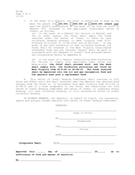 Form OP-8B Irrevocable Letter of Credit Bonding Commitment - West Virginia, Page 3