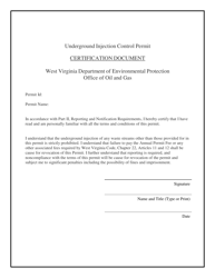 Form OP-77U Uic Permit Transfer Package - West Virginia, Page 7