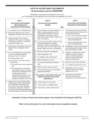 USCIS Form I-9 Employment Eligibility Verification, Page 3