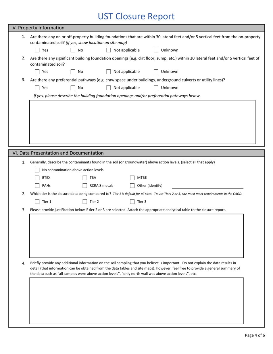 Ust Closure Report - West Virginia, Page 4