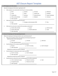 Appendix D-7 Ast Closure Report Template - West Virginia, Page 2