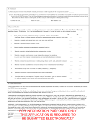 No Exposure Certification for Exclusion From the Npdes Multi-Sector Industrial Storm Water Permit - West Virginia, Page 2