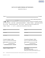 subscribing witness oath form templateroller