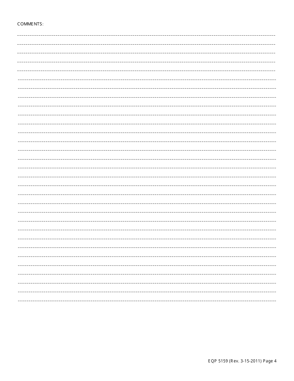 Form EQP5159 Hazardous Waste Transporter Inspection Form - Michigan, Page 4