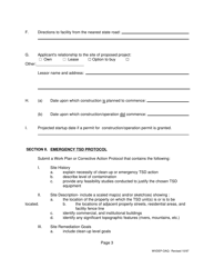 Application for an Emergency Permit to Construct and Operate a Hazardous Waste Treatment, Storage, and Disposal Facility - West Virginia, Page 3