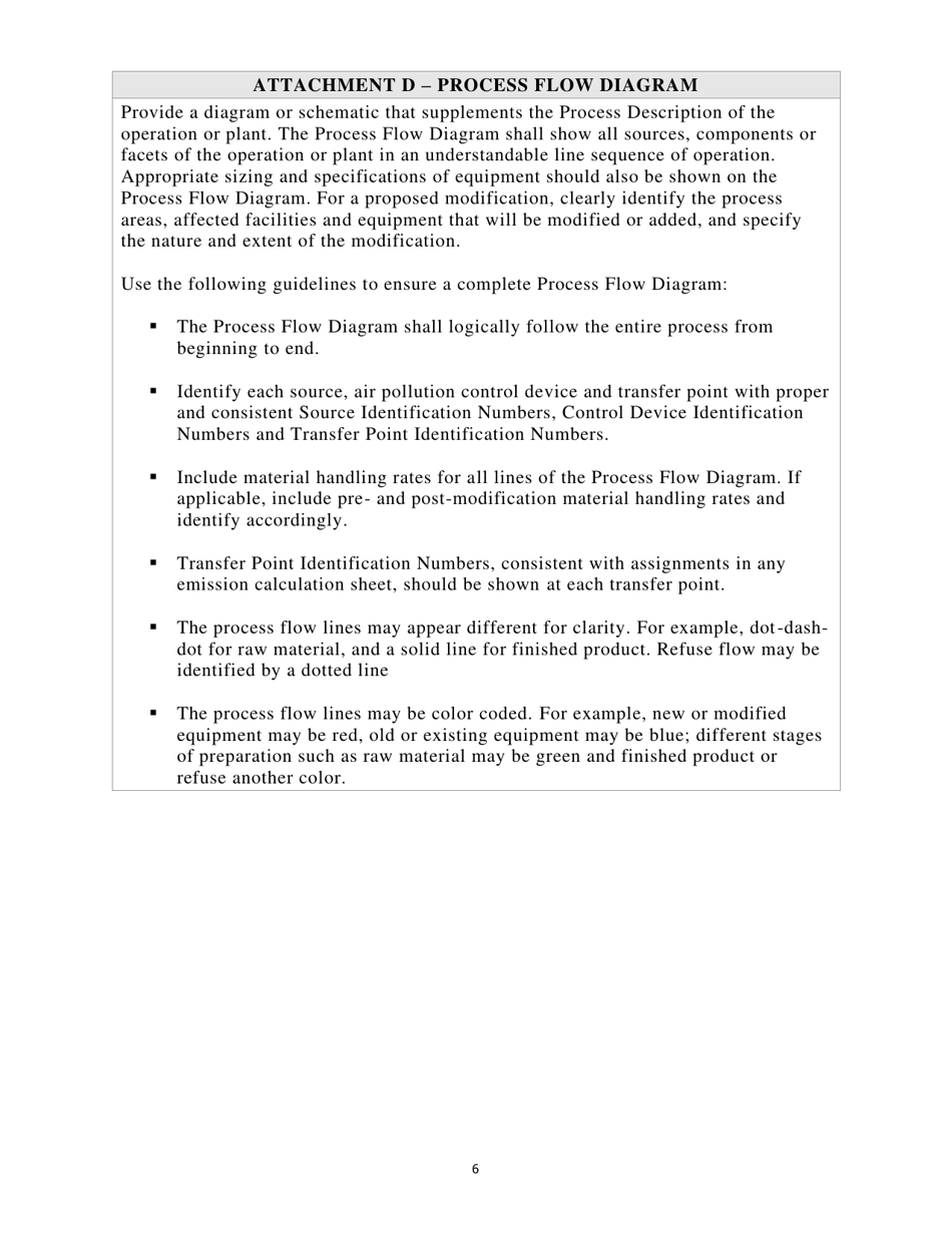 G10-d General Permit Registration Application - West Virginia, Page 6