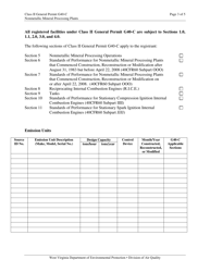 Class II General Permit G40-c Registration - West Virginia, Page 3
