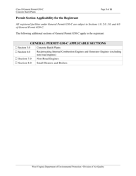 Class II General Permit G50-c Registration - West Virginia, Page 3