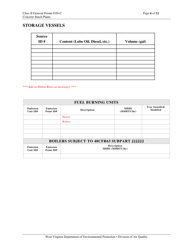 Class II General Permit G50-c Registration - West Virginia, Page 6