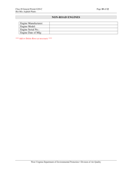 Class II General Permit G20-c Registration - West Virginia, Page 10