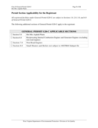 Class II General Permit G20-c Registration - West Virginia, Page 3