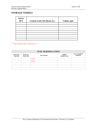 Class II General Permit G20-c Registration - West Virginia, Page 7