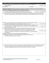 Ms4 Annual Report Form - West Virginia, Page 13