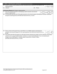 Ms4 Annual Report Form - West Virginia, Page 3