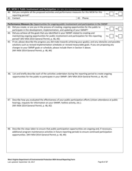 Ms4 Annual Report Form - West Virginia, Page 6