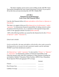 Instructions for Form AST FR-3 Financial Test of Self Insurance - West Virginia, Page 5
