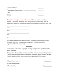 Instructions for Form AST FR-3 Financial Test of Self Insurance - West Virginia, Page 6