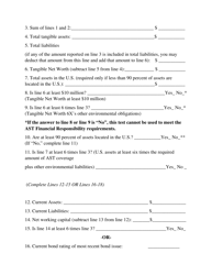 Instructions for Form AST FR-3 Financial Test of Self Insurance - West Virginia, Page 8